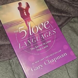 The 5 Love Languages Book by Gary Chapman - Purple Cover